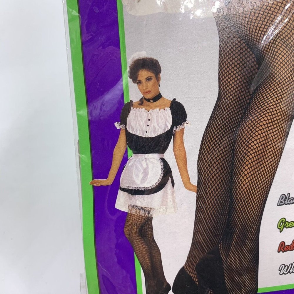 Womens Sexy Green Fishnet Tights Costume Cosplay Pantyhose Stocking One Size - Picture 3 of 7